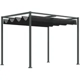 Outsunny Pergola 2,29 x 2,13 m Schwarz