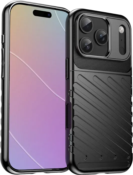 Thunder Hülle für iPhone 17 Pro - Schwarz