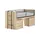 58 aufm Kessel Halbhochbett Keelia 90 x 200 cm Eiche braun