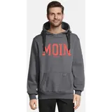 salzhaut Hoodie HEFF - MOIN Hoodie Grau/Rot M