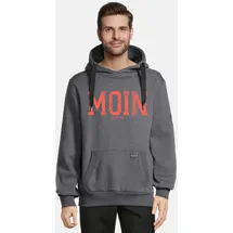 salzhaut Hoodie HEFF - MOIN Hoodie Grau/Rot M