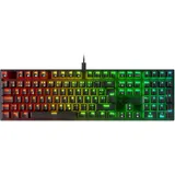 Oversteel - KOVAR USB Gaming Tastatur, RGB beleuchtet, mechanischer Schalter Outemu Blue, Anti-Ghosting, Deutsches Layout PC/MAC/Android