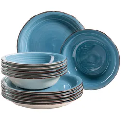 Mäser Teller-Set, Steingut Lumaca