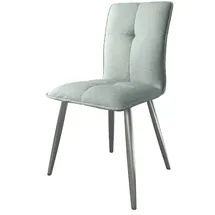 DeLife Esszimmerstuhl Maddy-Flex Stripes Mint 4-Fuß konisch Edelstahl, Esszimmerstühle