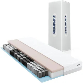 Schlaraffia myNap TFK-Matratze, 140x200cm: Premium-Qualität für hohen Schlafkomfort, 7-Zonen-Komfort, Härtestufe mittel, Taschenfederkern, atmungsaktiv, TÜV Rheinland Qualität, Oeko-TEX Standard 100
