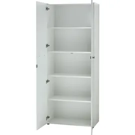 Germania GW-Monteria Aktenschrank 80 x 37 x 196 cm weiß