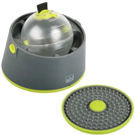 EBI Dreh- und Leckball – Multifunktionales Hundespielzeug für Beschäftigung und langsames Fressen