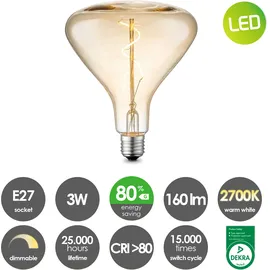 Besselink licht LED-Lampe E27 3 W warmweiß 130 lm