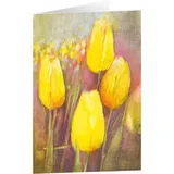 Adeo Kunstkarten Gelbe Tulpen" 6 Stk.