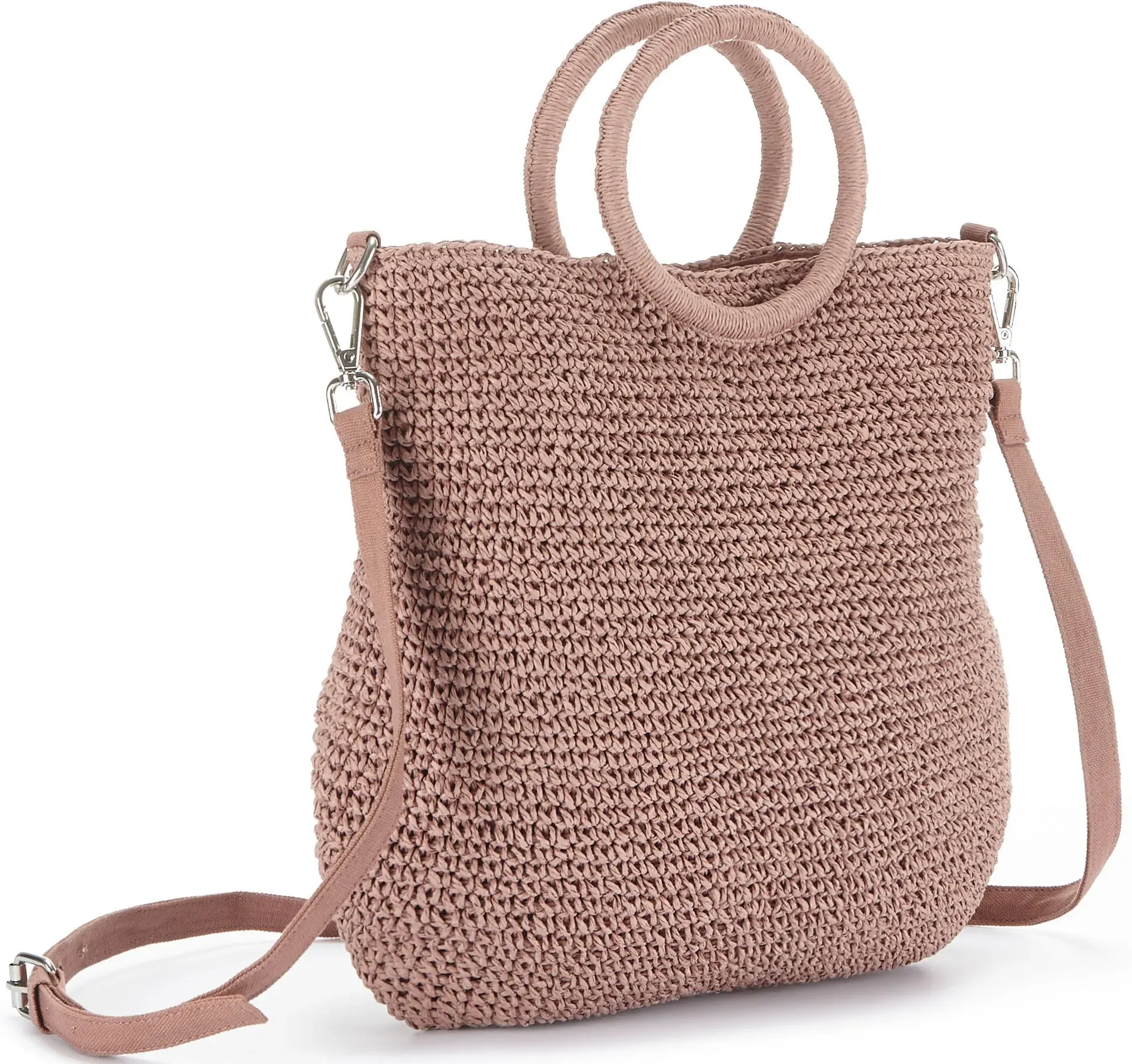 Vivance Handtasche, Schultertasche, Minibag, Henkeltasche Vivance rose B/H: 32 cm x 33 cm