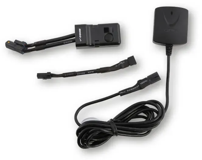 KOSO GPS voor Speedo Plug + Play Kit, zwart