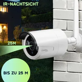 casativo-tech Funk-Überwachungssystem Schwarz