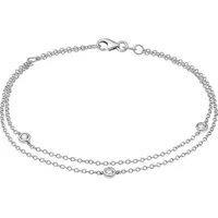 Christ Damen-Armband Weißgold 89216401 Größe 18