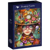Blue Bird Bluebird Puzzle - Mad Props, 1000 Teile - Junge Frau, Retro-Fantasie - Puzzle für Erwachsene