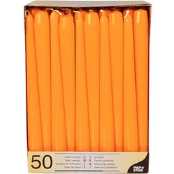 50 PAPSTAR Kerzen orange