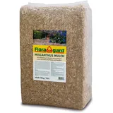 Floragard Miscanthus Mulch - nachhaltige Rindenmulch-Alternative aus Chinagras - für Pflegeleichte Gartengestaltung und Gartenpflege - 125 Liter