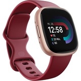 fitbit by Google Smartwatch Damen & Herren Versa 4 by Google, Fitness-Tracker mit GPS Smartwatch (3,4 cm/1,34 Zoll) Telefonfunktion, 6 Tage Akku)