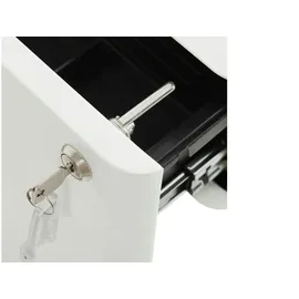 Möbel Kraft Rollcontainer 30 x 30 x 59,2 cm Weiß