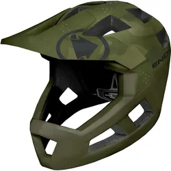 Endura Singletrack Vollvisierhelm Kinder/Jugend olivgrün ONESZ