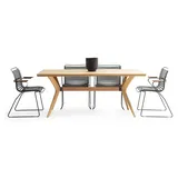 aea Esszimmertisch 90 x 70 x 90 cm braun