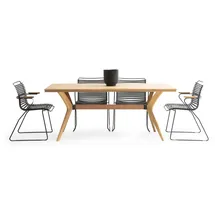 aea Esszimmertisch 90 x 70 x 90 cm braun