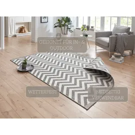 Northrugs Palma Wendeteppich 120 x 170 cm grau