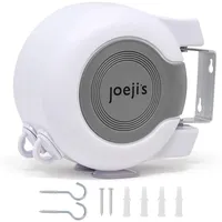 Joeji's Kitchen ﻿﻿Wäscheleine Ausziehbar ﻿Wand ﻿15m Wäschespinne﻿ Für Drinnen