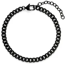 s.Oliver The Basics Armband Edelstahl Schwarz SOJ-0016-B-22 Größe 22