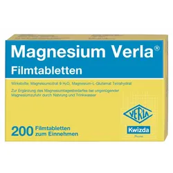 MAGNESIUM VERLA-Filmtabletten 200 Stück