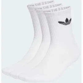 adidas Trefoil Cushion Crew Socken 3 Paar Weiß 12,5K - 1