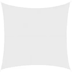 KARAT Sonnensegel Wasserabweisend / Quadratisch / Weiß / 3 x 3 m
