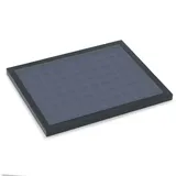 Safe-Album Münzetui Flache Münzbox Echtglas-Deckel Nr. 8348 12 x 48 mm Ø schwarz