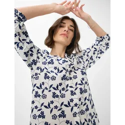 Shirtbluse BRAX "Style VELIA", Damen, Gr. 48, weiß, 100% Baumwolle, Blusen