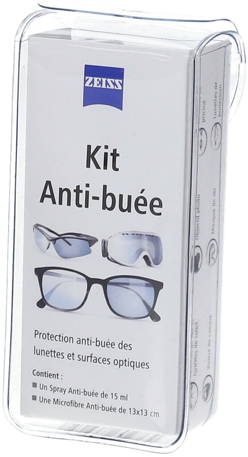 ZEISS Kit Anti-buée Spray + Chiffon Microfibre 15 ml set(s)