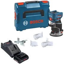 Bosch GKF 18V-8 Akku Kantenfräse 18 V 8,0 mm inkl. 1x Akku 4,0 Ah + Ladegerät + L-Boxx