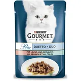 Gourmet Perle Duetto di Mare mit Lachs & Seelachs 85 g - 24 Stück, UVP 21,36 EUR