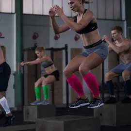 Bauerfeind Sports Compression Lower Leg pink, (PINK) L