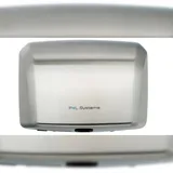P+L Systems Händetrockner Edelstahl Weiß