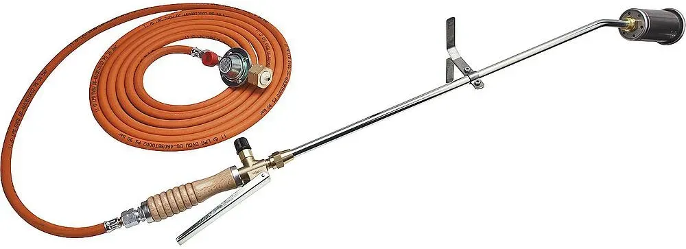 Hochleistungsbrenner-Set Brennerkopf: 50mm mit Druckminderer
