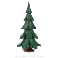 Dregeno Erzgebirge Baum grün lasiert Höhe = 12,5cm NEU, Erzgebirge, Holzbaum Dekobaum