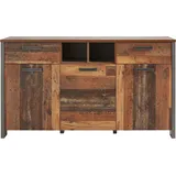 Forte Sideboard »Clif«, Breite 156 cm grau