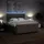 vidaXL Boxspringbett 180 x 200 cm Taupe