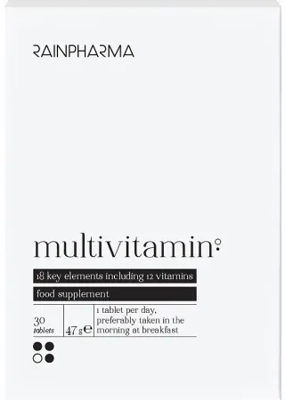 RainPharma Multivitamin Premium Multivitamin-Formel 30 Tabletten