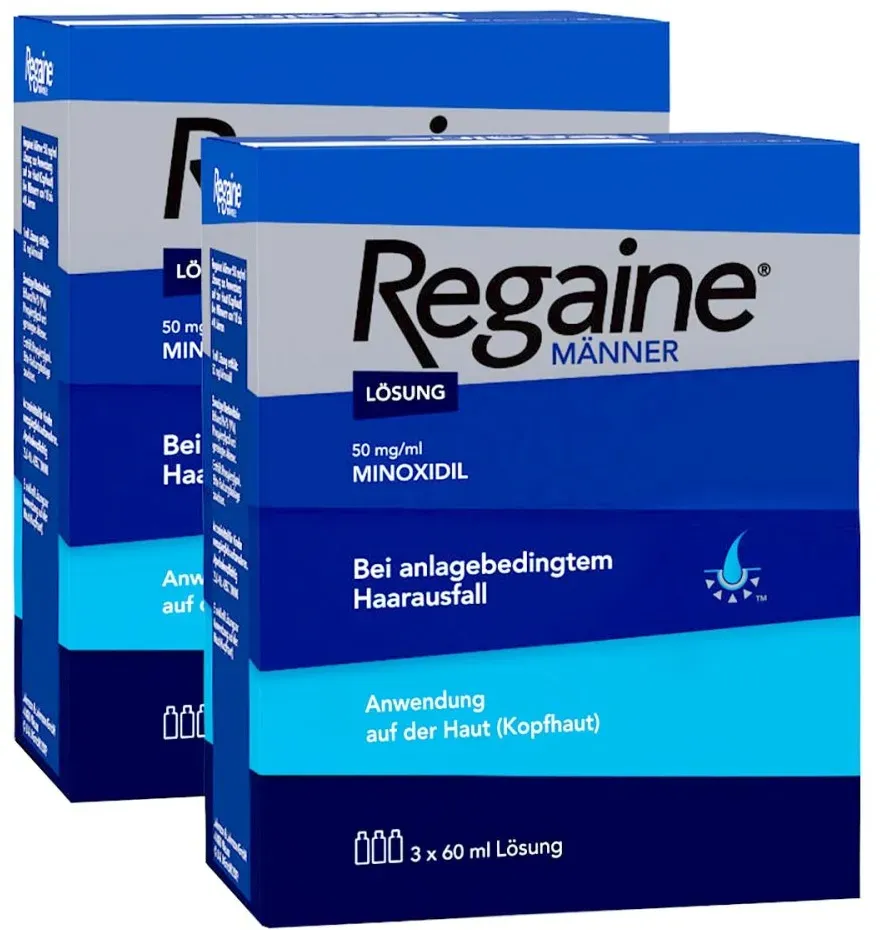 Regaine Männer Lösung mit Minoxidil bei erblichem Haarausfall