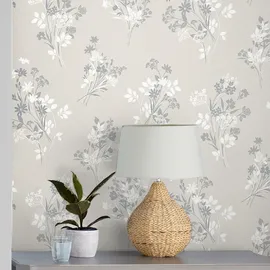 Laura Ashley Igerna Vliestapete 64 cm 10 m 1 St beige 34193
