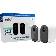 Arlo Essential XL FHD Outdoor Kamera 2er Set Weiß