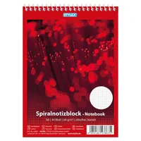 St.Schreibwaren 10x Spiral-Notizblock / Schreibblock / DIN A6 /