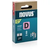 Novus Flachdrahtklammern Typ 53F 8 mm 1200 Stück