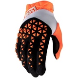 100% Airmatic Handschuhe, Erwachsene (Schwarz/Orange, Mittel)