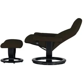 Stressless Relaxsessel Leder 72 x 94 x 70 cm Braun mit Hocker